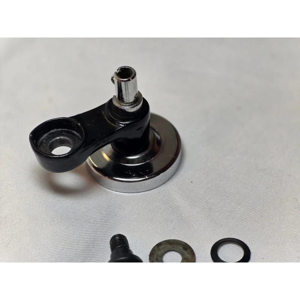 Singer Sewing Machine Bobbin Winder Assembly 45929 Chrome Black Vintage Part
